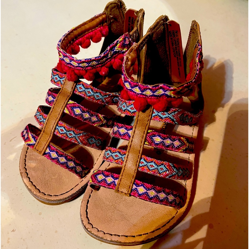 Toddler girl bohemian style sandals